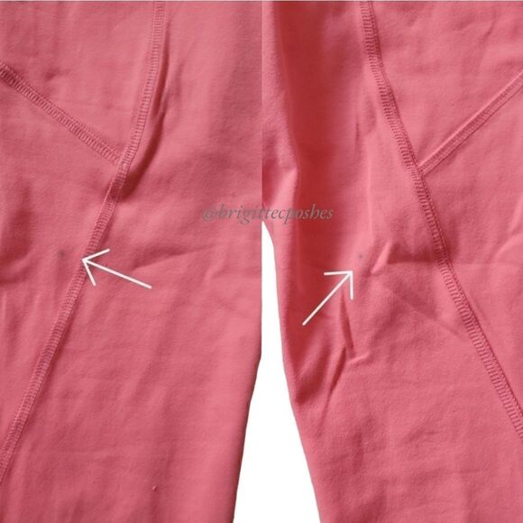 FLYWHEEL Cropped Salmon Leggings  - Picture 4 of 8